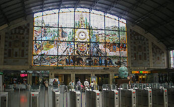 Bilbao-Abando railway station, Bilbao, Basque Country, Spain. CC:Zarateman