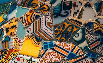 Mosaic tiles, Spain. Unsplash:Raimond Klavins