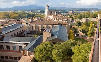 Skyline of Girona, Spain. Unsplash:David Vives