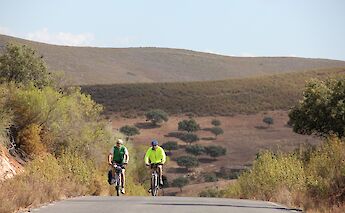Cycling near Plasencia.
