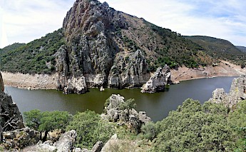 Salto del Giatano, Monfragüe National Park, Extremadura, Spain. CC:Alonso de Mendoza