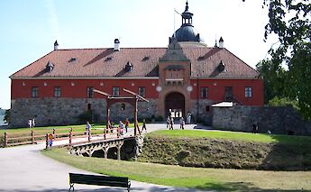 Gripsholm Castle in Mariefred, Sweden. CC:Jungpionier