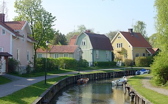 Trosa River through Trosa, Sweden. Epiq@Flickr