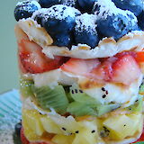 Fruit with Swedish pancake! Janet Hudson@Flickr