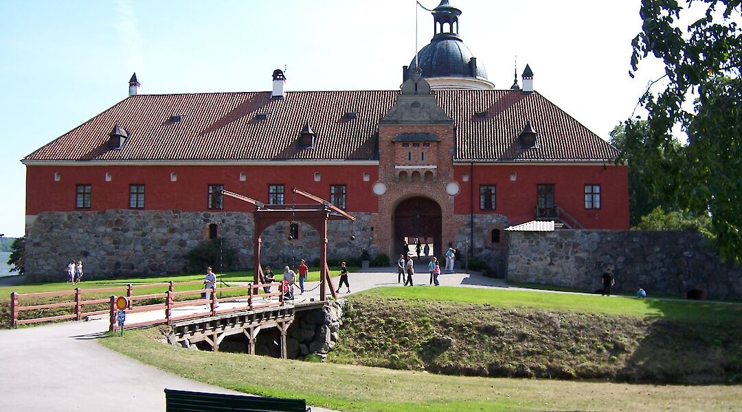 Gripsholm Castle in Mariefred, Sweden. CC:Jungpionier