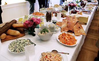 Smörgåsbord - a Swedish buffet-style meal. CC:Magnus Fröderberg/norden.org