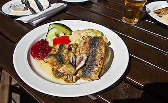 Fried Baltic Herring with lingonberry jam in Sweden! Erik Anestrad@Flickr