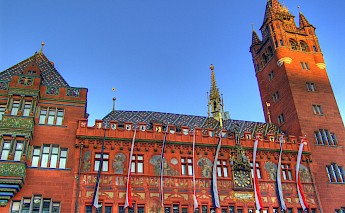 Rathaus in Basel, Switzerland. CC:Martina Begglen