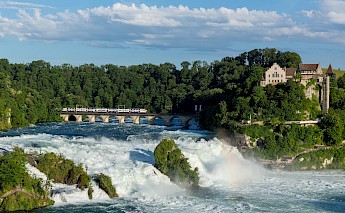 Rhine Falls near Schaffhausen, Germany. CC:Kabellenger