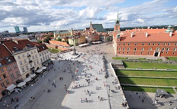 Castle Square, Warsaw, Poland. CC:Jorge Lascar