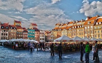 Old Town Warsaw, Poland. Gabriela Fab@Flickr