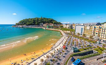Beach at San Sebastian, Spain. Unsplash:Getty Images