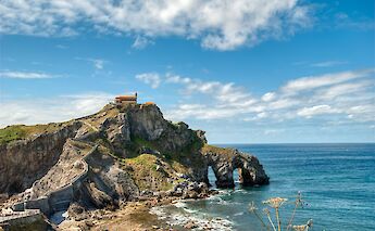 View of San Juan de Gaztelugatxe, Spain. Unsplash:Luismi Sanchez