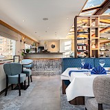 Dining area, Merlijn, Bike and boat tour