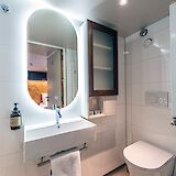 Private restroom, Merlijn, Bike and boat tour