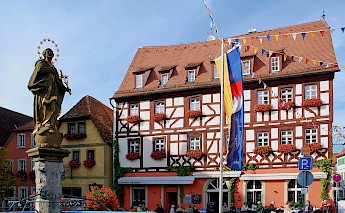 Marktplatz, Volkach, Germany. CC:Matthias Zepper