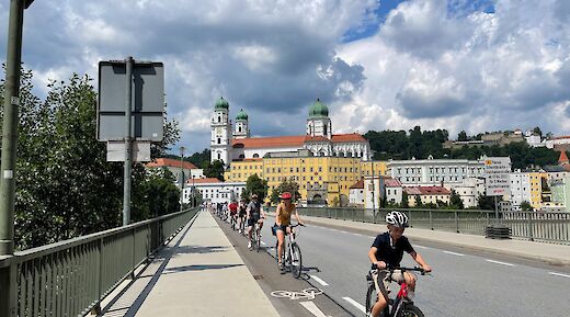 Biking between Passau and Nuremberg on the Danube River