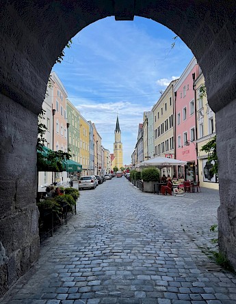 Vilshofen an der Donau, Bavaria, Germany. ©Biketours