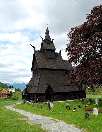 Hopperstad Stave Church, Vik, Norway. CC:Petr Šmerkl