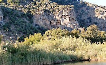 Lycian tombs