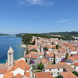 Rab, Croatia as seen from the bell tower. CC:Elekes Andor