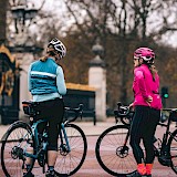 Cycling in the city of London. Unsplash:Jordan Brierley