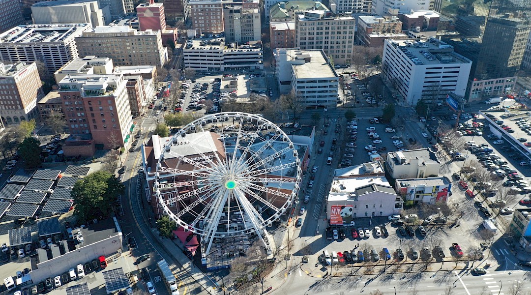 An aerial view of downtown Atlanta, Georgia. Wesley Hall@Unsplash