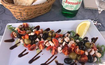 Croatia is famous for it's olives and of course, incredible seafood