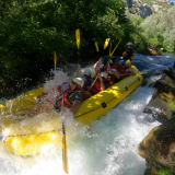 Rafting the Cetina River Canyon, Croatia.