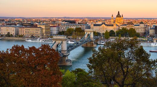The Famous Chain Bridge of Budapest, Hungary. Gabor Kozzegi@Unsplash
