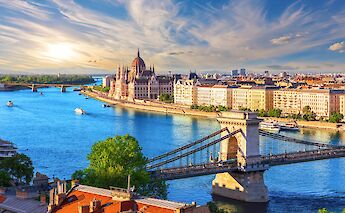 Dusk in Budapest, Hungary. Anton Aleksenko@iStock
