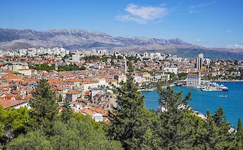 Aerial view on a bright day, Split, Croatia. Tom Wheatley@Unsplash