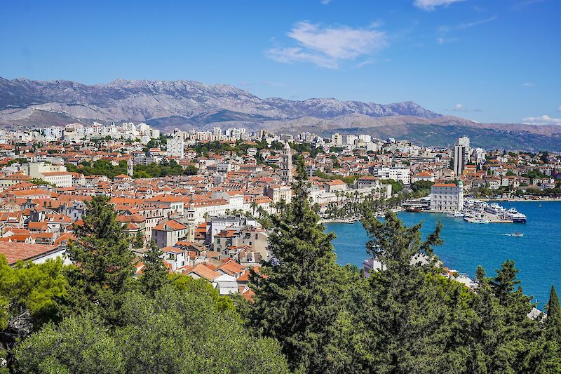 Aerial view on a bright day, Split, Croatia. Tom Wheatley@Unsplash