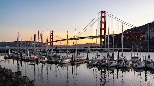 Bask in the glory of the Golden Gate Bridge