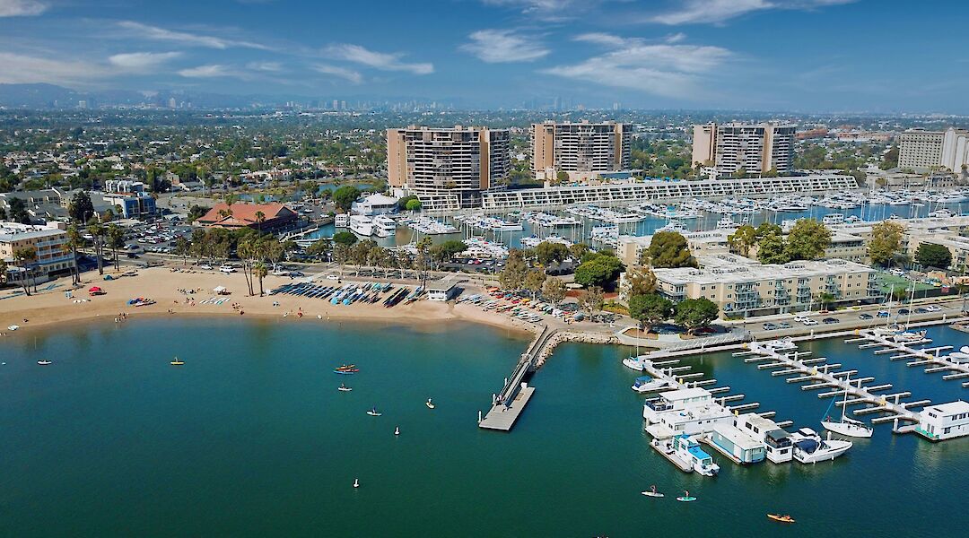 Marina del Rey and beachfront, Santa Monica, California. Unsplash: Getty Images