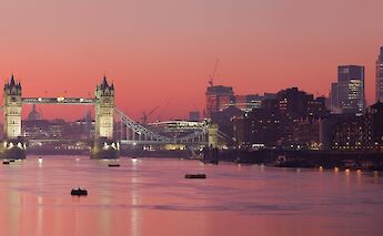 Sunset in London, England. CC:Diliff