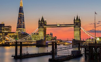 Dazzling Tower Bridge at Sunset. David Monaghan@Unsplash