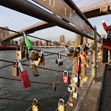 Brooklyn Bridge lovelocks, NYC. Flickr:NYB