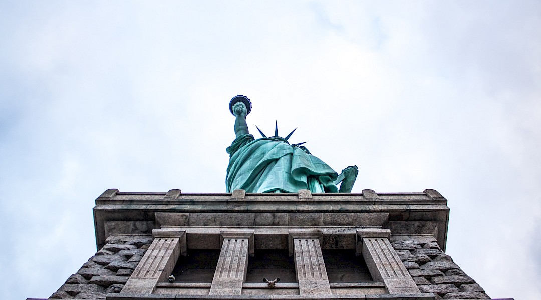 Symbol of New York - the Statue of liberty. Unsplash:Gautam Krishnan