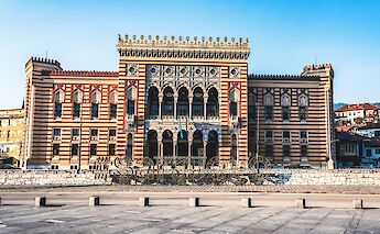 Sarajevo City Hall, Bosnia and Herzegovina. Unsplash@Sporisevic Photography
