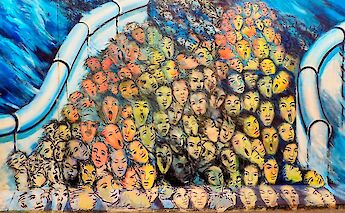 Mural on the Berlin Wall at the Eastside Gallery, Germany. Flickr: Trine Syvertsen