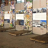 Sections of the Berlin Wall and the story beside Potsdamer Platz. Flickr:Dennis Jarvis