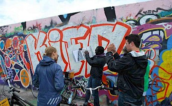 Bike tour of the Mauerpark, Berlin, Germany. CC:Berlin on Bike