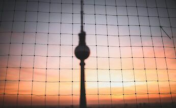 TV Tower at sunset, Berlin, Germany. Florian Kurrasch@Unsplash