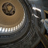 Apotheosis of Washington, in the eye of the Capitol Rotunda. Flickr:Timothy Neesam