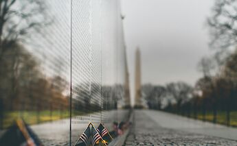 Vietnam War Memorial, Washington DC. Unsplash: Caleb Fisher