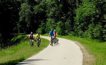 Cycling near Avignon, France.