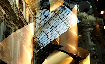 Exclusive boutiques inside Galleria Vittorio Emanuele, Milan. Flickr:Richard Evea