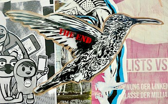 Street art - the end posters, Cologne. Unsplash:Bekky Bekks