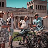 Asking the tour guide questions, Munich, Germany. CC:Radius Tours